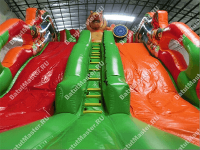 Батут-горка "Лев" 15*8*11 м