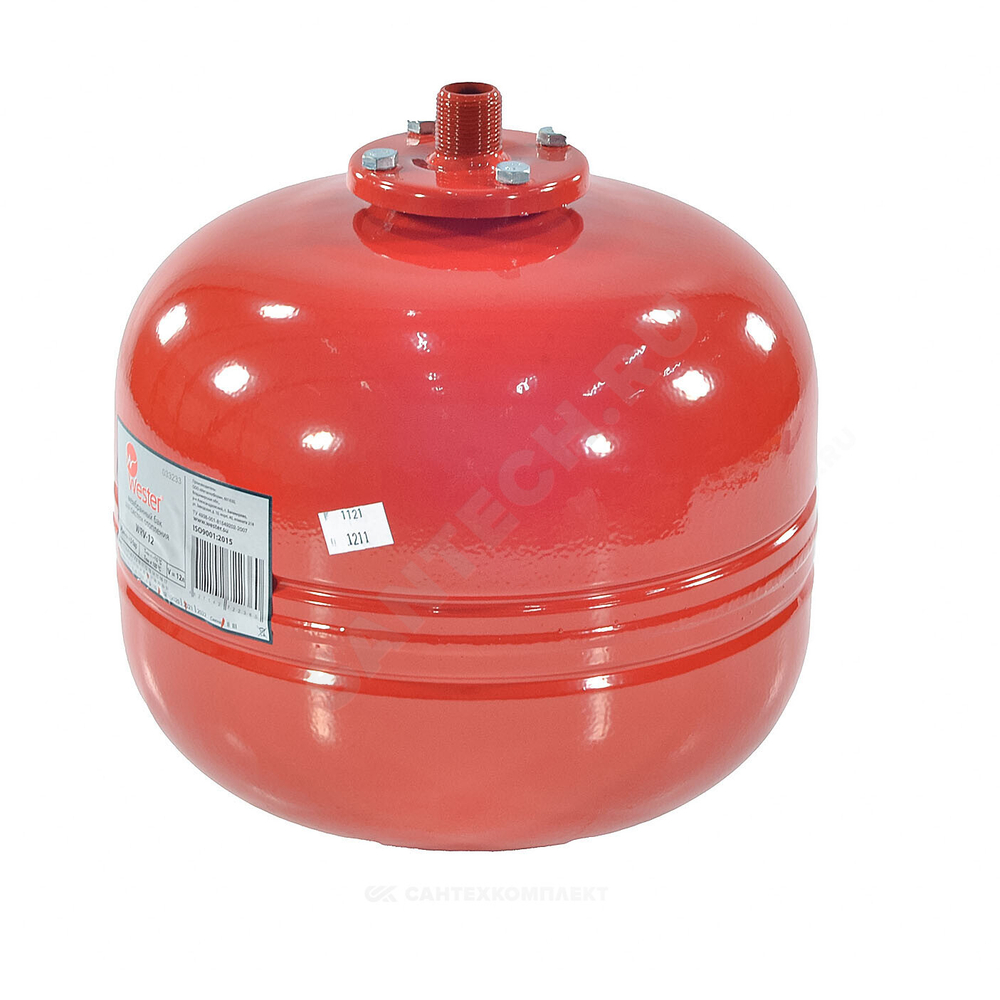 Бак расширительный мембранный для отопления 300 л 10 бар 1 1/4" ВР WRV Wester 0-14-0190