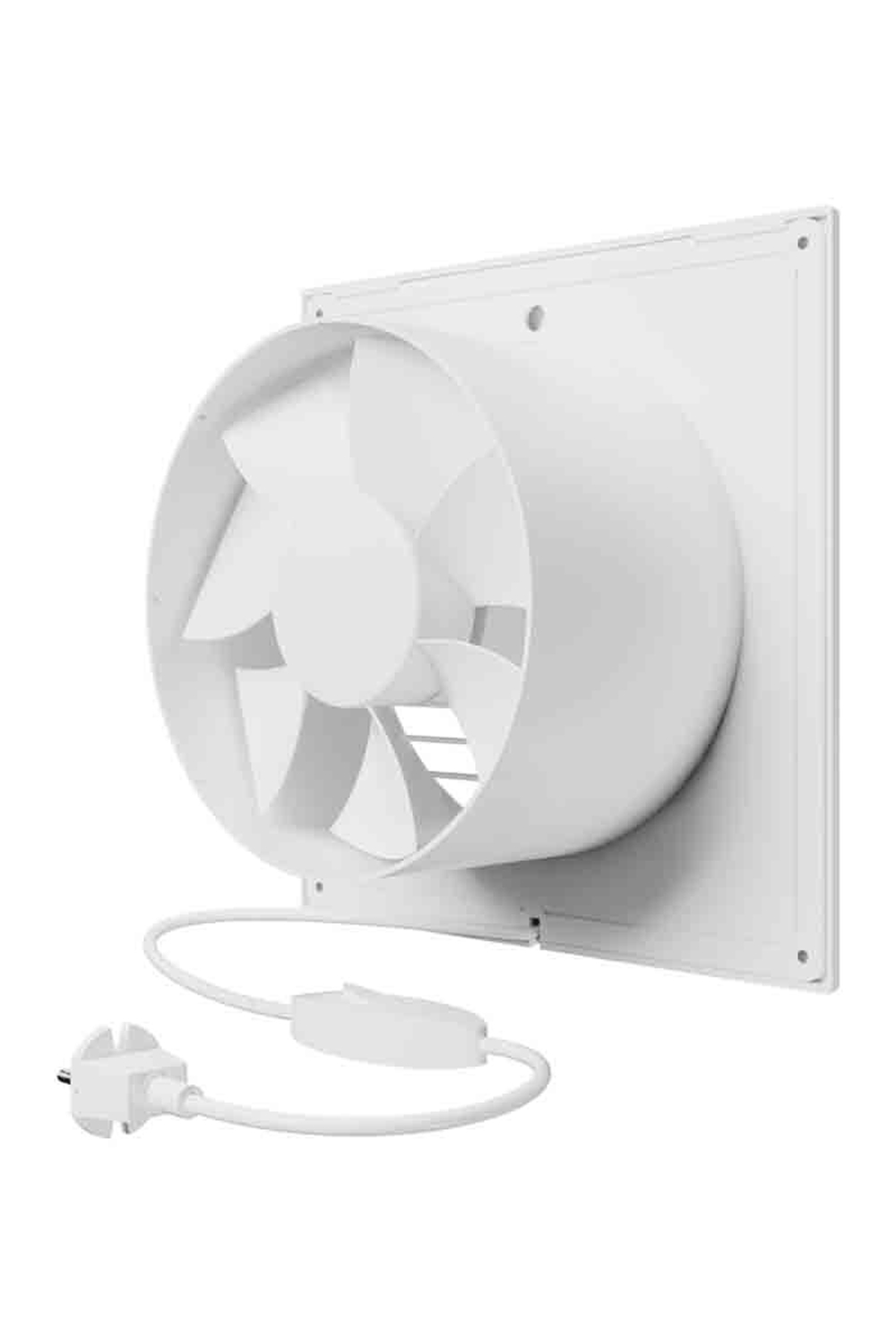 Вентилятор накладной A D150 выключатель с вилкой AURAMAX