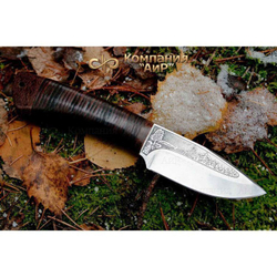 Нож АиР Добрый (кожа, 95х18)