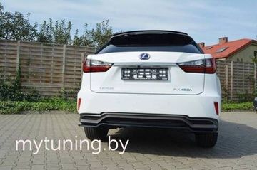 Сплиттер бампера заднего для LEXUS RX IV Hybrid 15-...