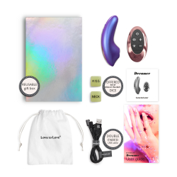 Стимулятор клитора с язычком Love to Love DREAMER - IRIDESCENT TURQUOISE