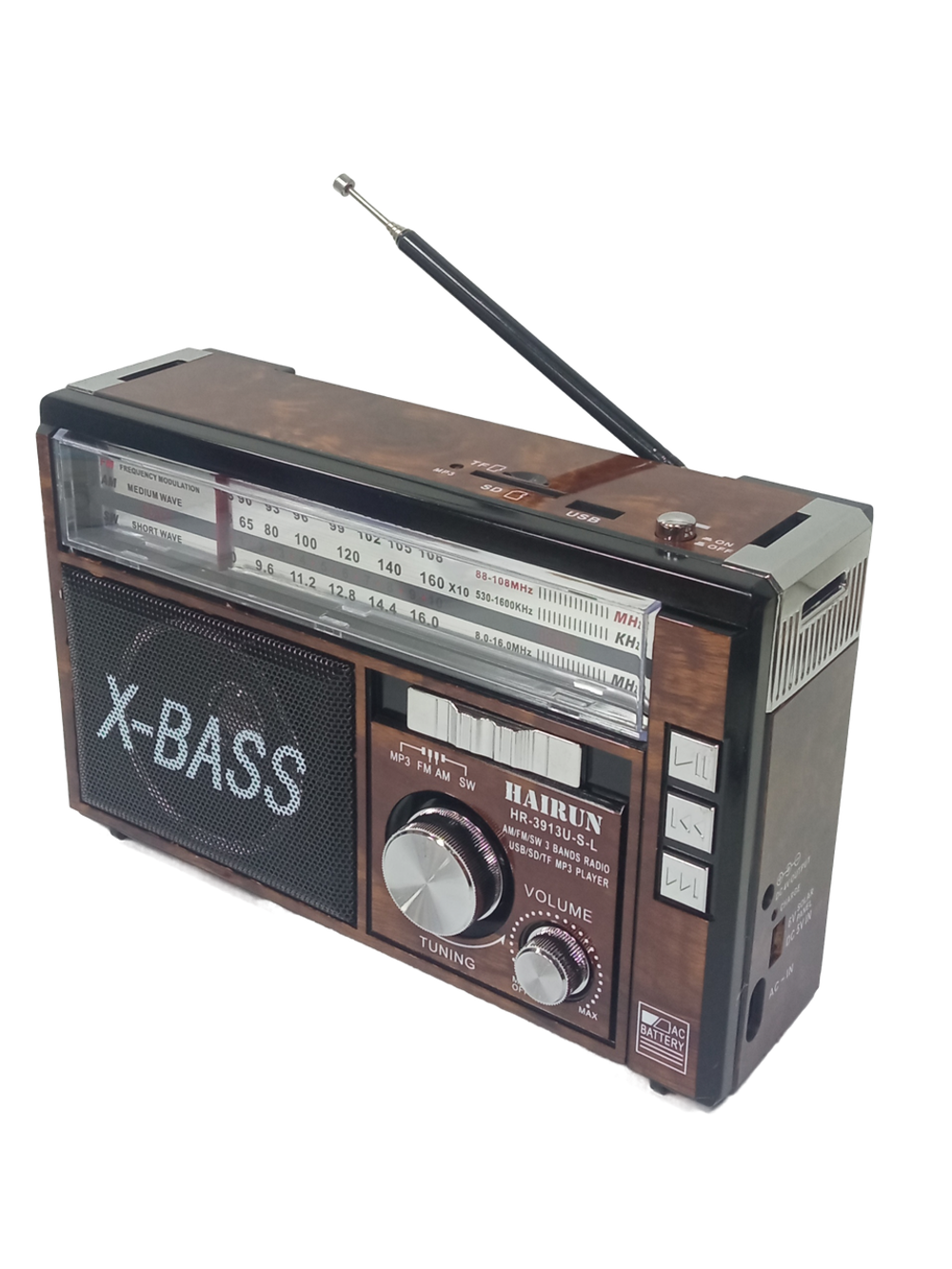 Радиоприемник с MP3 плеером+Solar Systen Hairun HR-3913U-S-L