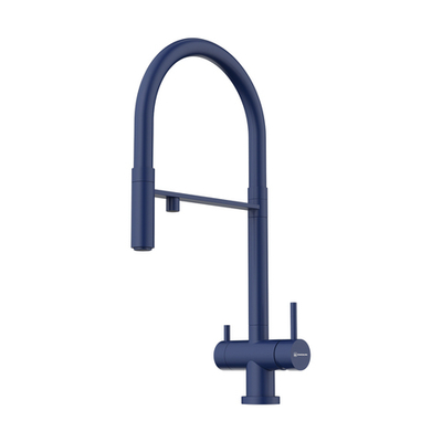 Смеситель Kanto-IB латунь/indigo blue