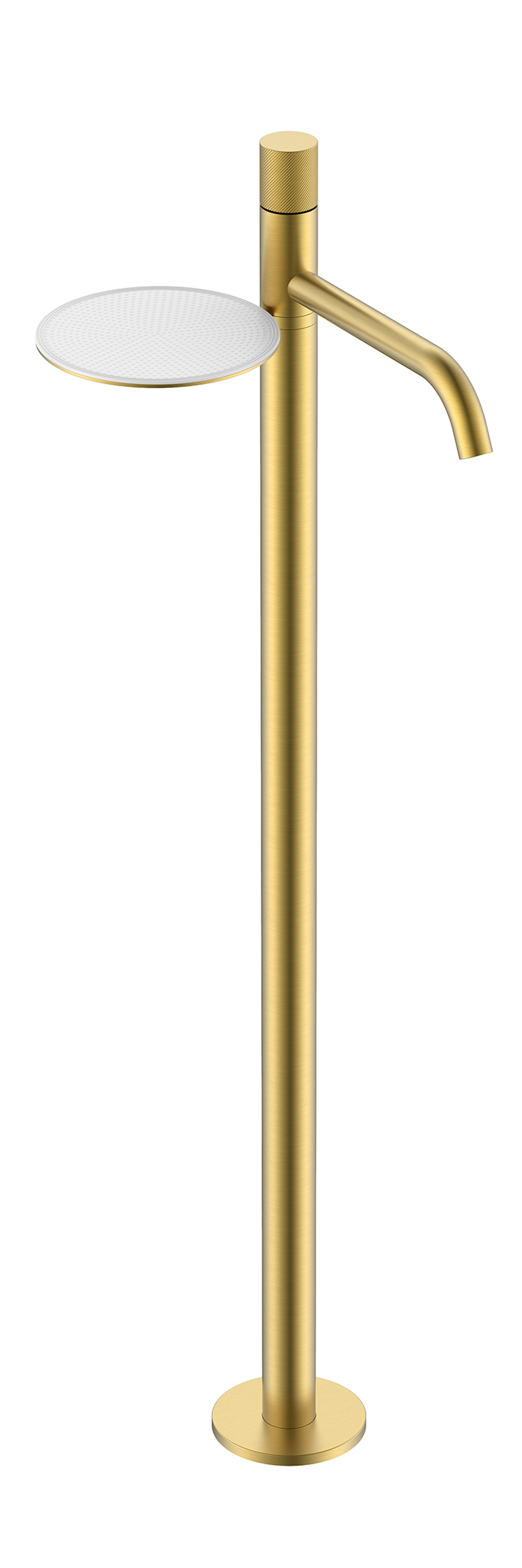 Смеситель STICK напольный для умыв. MATT GOLD SPIRALE