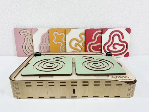 Межполушарный лабиринт (фрукты и овощи)