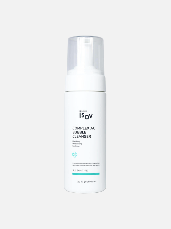 Очищающая пенка для жирной и проблемной кожи Complex AC Bubble Cleanser, ISOV Sorex, 150 мл