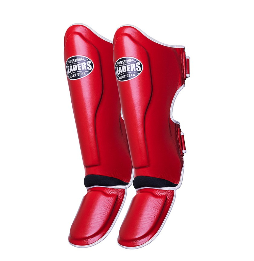 Защита голени LEADERS RD/WH