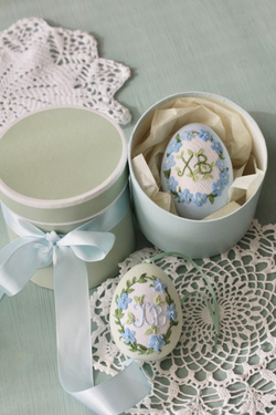 Яйцо Пасхальное салатовое.