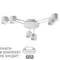 8235/6C COMFI LN25 200 белый, металл Люстра потолочная LED GX53 6*12W 220V GARETA