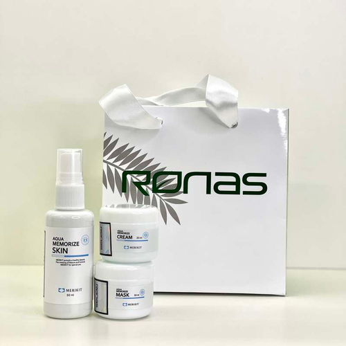 MERIKIT Набор Aqua Memorize mini / мини набор для экстра увлажнения кожи (гелевая текстура)
