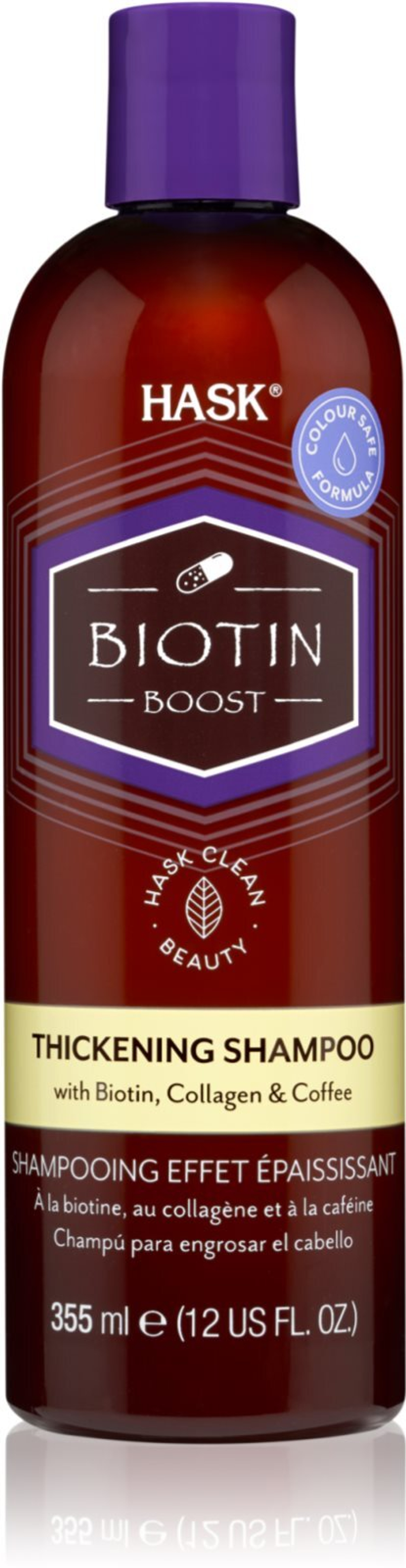 HASK Biotin Boost - укрепляющий шампунь для увеличения объема волос /   355  ml  / GTIN 071164343357