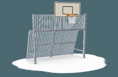 Ворота с баскетбольным кольцом (ФО0203)