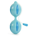 Вагинальные шарики "Climax V-Bal l" на жесткой сцепке (Цвет: голубой)