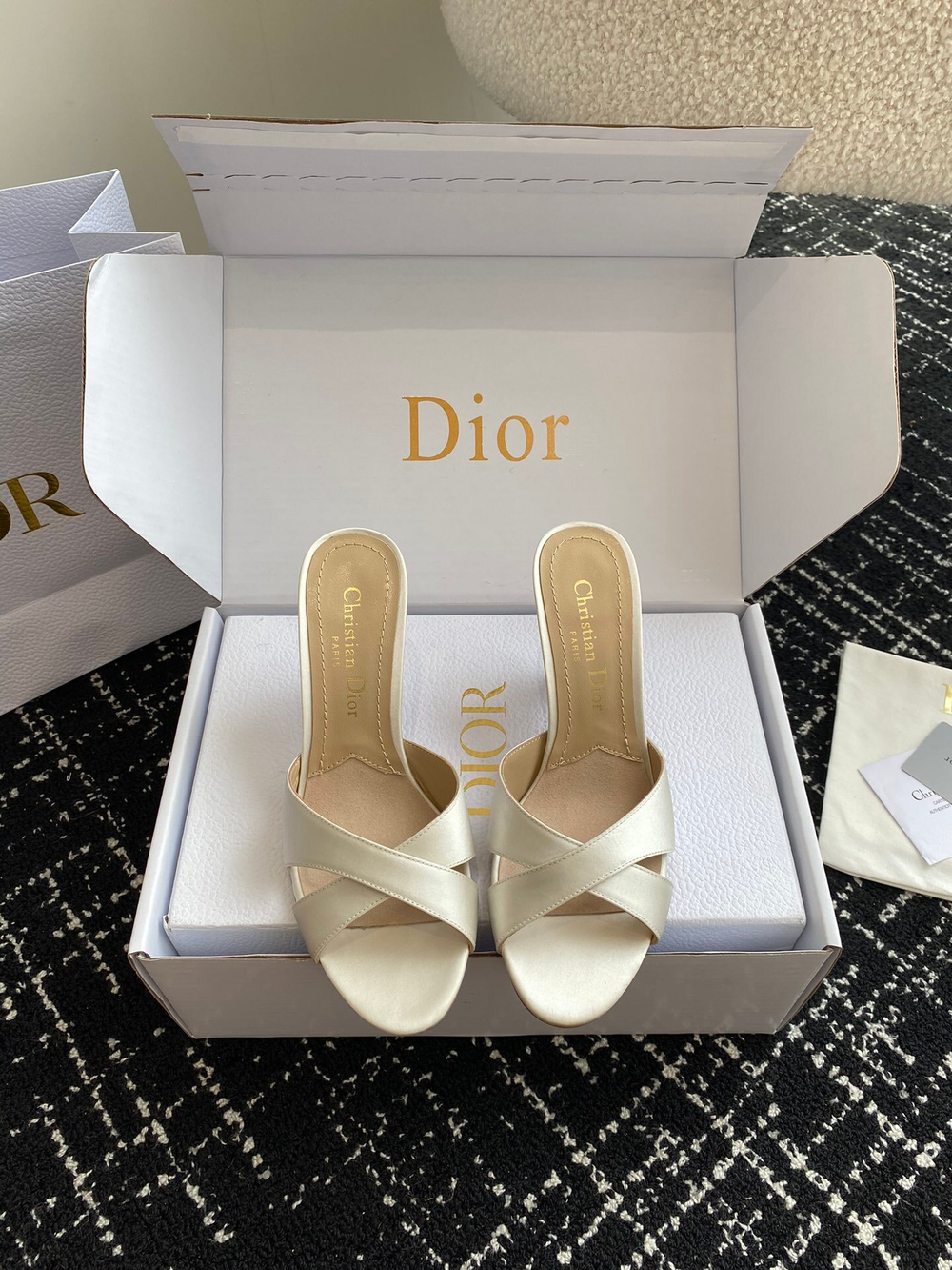 Christian Dior Tribales Heeled Slide (6 colors)