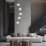 Citilux ATMAN SMART CL226A051 LED RGB Умная каскадная люстра Матовый Хром