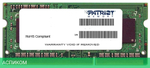 Оперативная память Patriot DDR3-1600 4GB PC-12800 SODIMM (PSD34G160081 S)