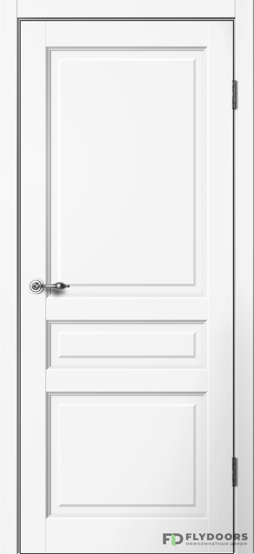 Межкомнатная дверь Classic C03 ПГ Белый эмалит