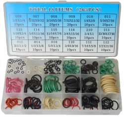 Комплект резиновых колец 265пр-Цветные JL-002 KING JL-002