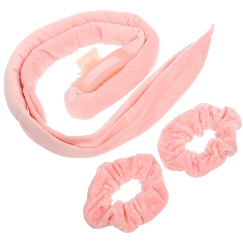 Бигуди лента для укладки волос безупречные локоны «Curling», цвет розовый , 3,5/151см