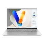 Ноутбук Asus/Vivobook S16 OLED M5606KA-RI111W/1y/Ryzen 5/AI 340/2 GHz/16 Gb/PCIe NVMe SSD/512 Gb/No ODD/Graphics/Radeon/256 Mb/16 ''/2880x1800/Windows 11/Home/64/120Hz refresh rate/VESA CERTIFIED Display HDR True Black 500/silver