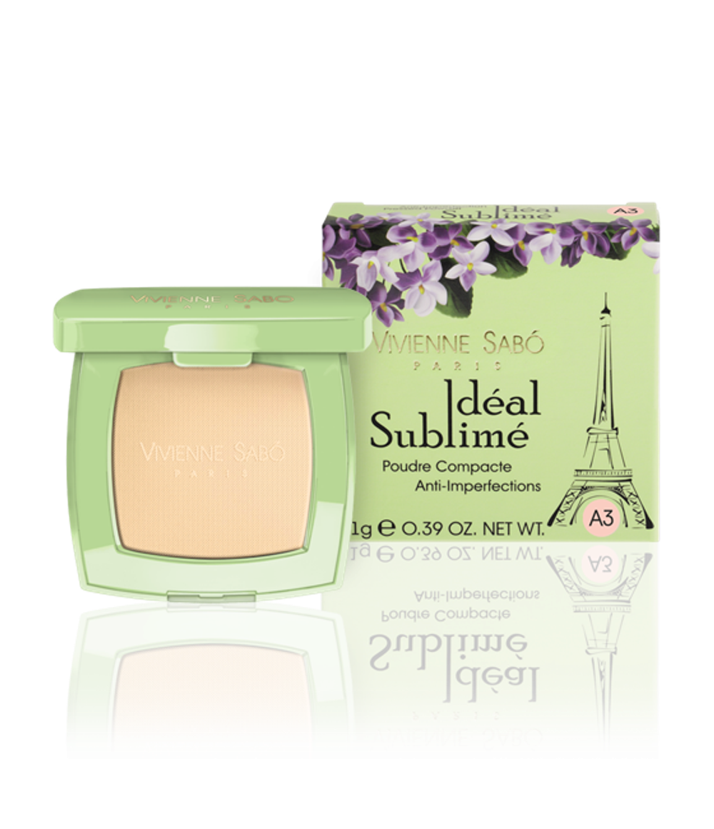 Vivienne Sabo. Компактная пудра против несовершенств кожи Ideal Sublime. Anti Imperfection Compact Powder