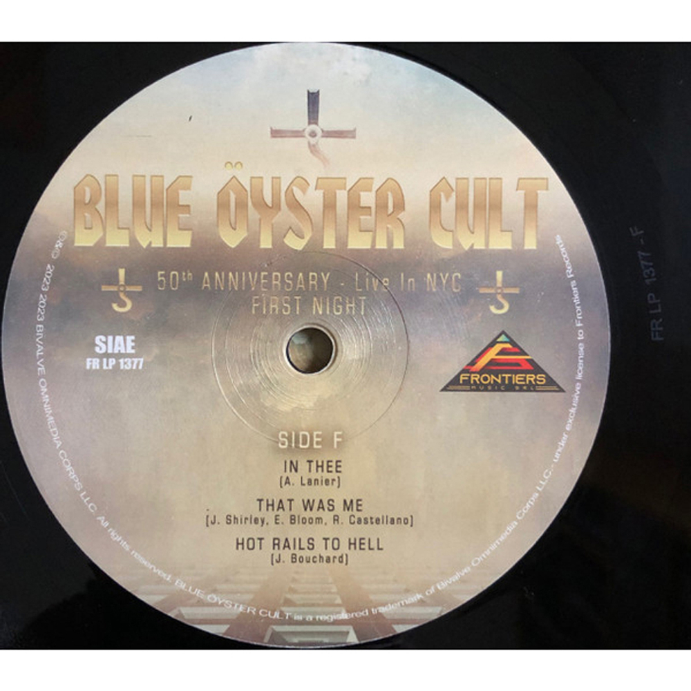 Blue Oyster Cult / 50th Anniversary — Live In NYC — First Night (3LP)