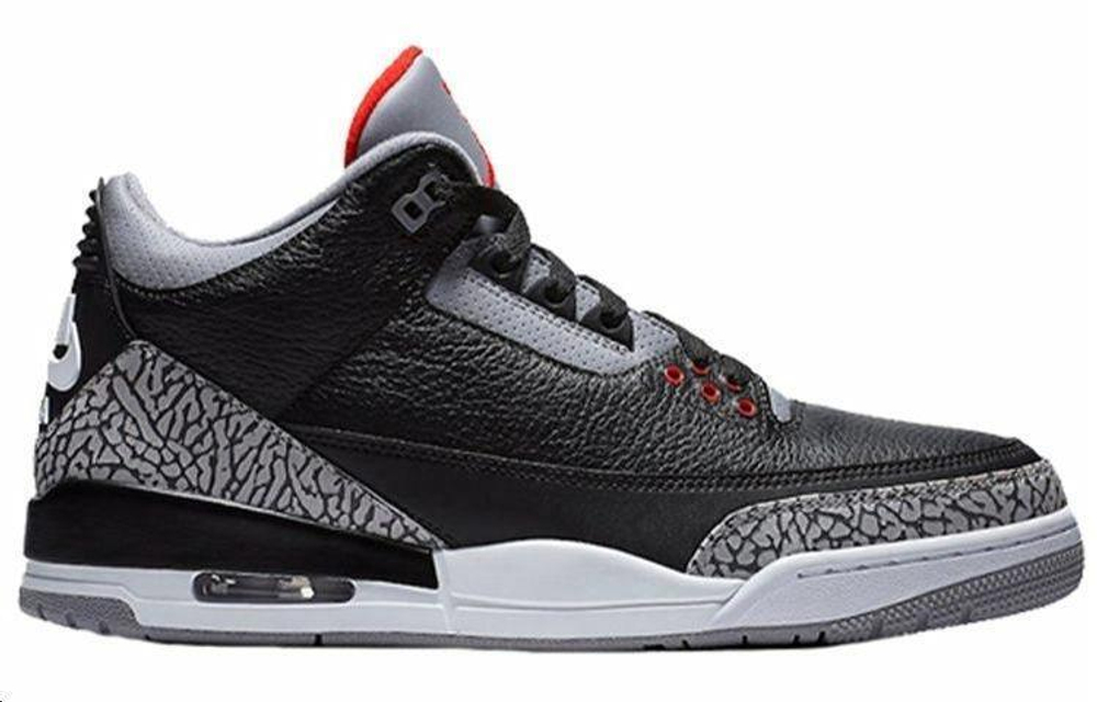 Кроссовки Jordan Air Jordan 3 Retro Black Cement 2018
