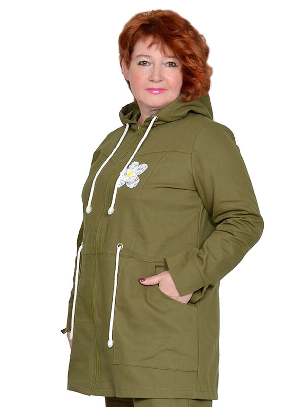 Жакет джинсовый Луговые цветы