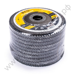 Круг лепестковый для шлифования по нержавеющей стали FTL Ergo цирконий 27 125 х 22,2 мм P80