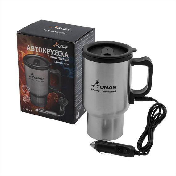 Термокружка TONAR 450ML автомобильная 12V T.TK-EA28F-450