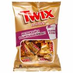 Батончики мини TWIX "Minis" печенье с карамелью в молочном шоколаде, 184 г, 2263