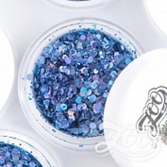 1341 Шестигранники микс "Диско соты" 2 г