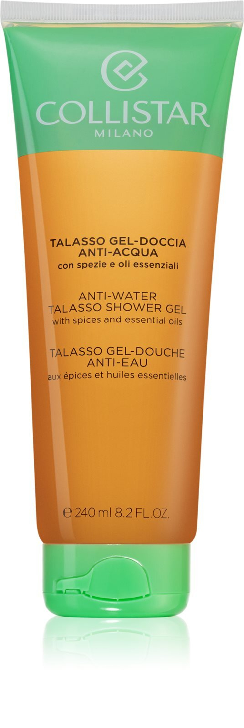 Collistar Talasso Anti-Water Shower Gel With Spices And Essential Oils - гель для душа с эфирными маслами /   240  ml  / GTIN 8015150253772