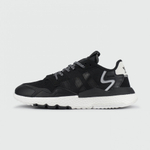 кроссовки Adidas Nite Jogger Black / White Sole