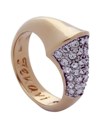 "Танака" кольцо в золотом покрытии из коллекции "Озон" от Jenavi