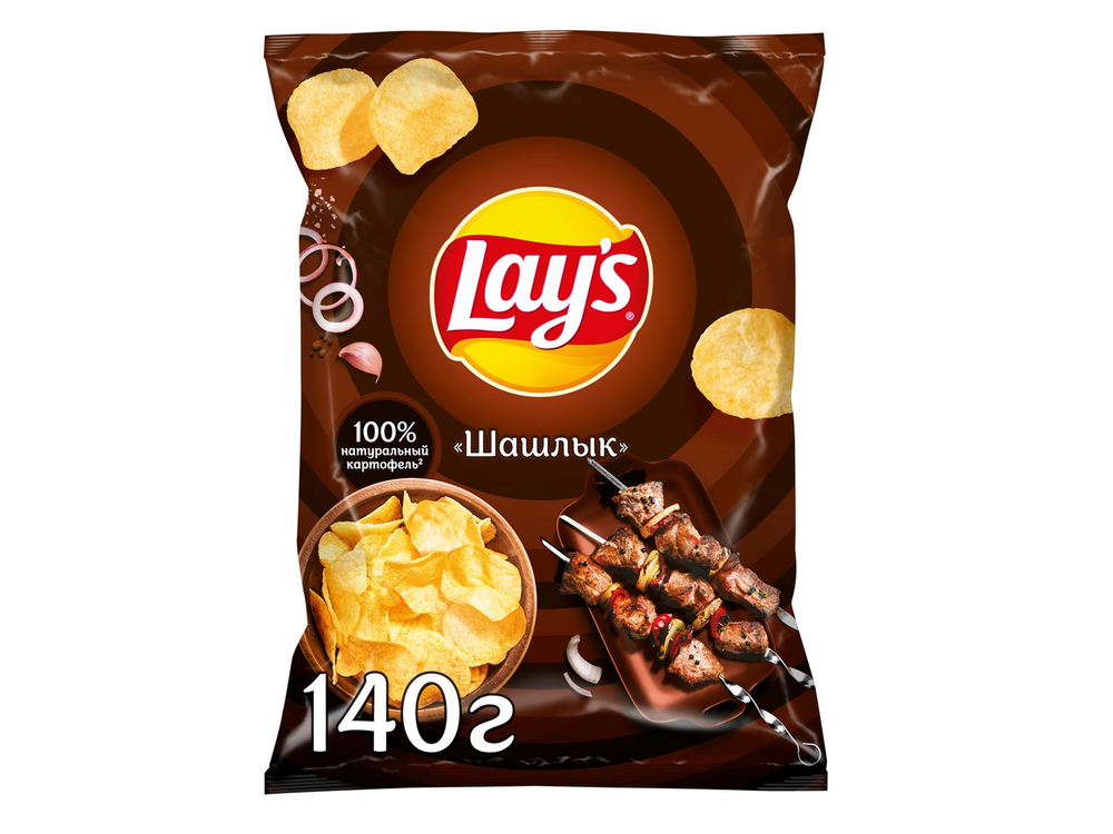 Чипсы LAYS ШАШЛЫК 140 гр