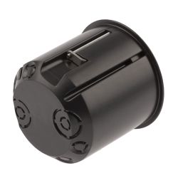 Коробка установочная ЭРА KUP-73-73-m-black черная 73х73мм для полых стен саморезы металлические лапки IP20