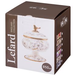 САХАРНИЦА LEFARD ЭМАЛИРОВАННАЯ НА НОЖКЕ 0,85Л