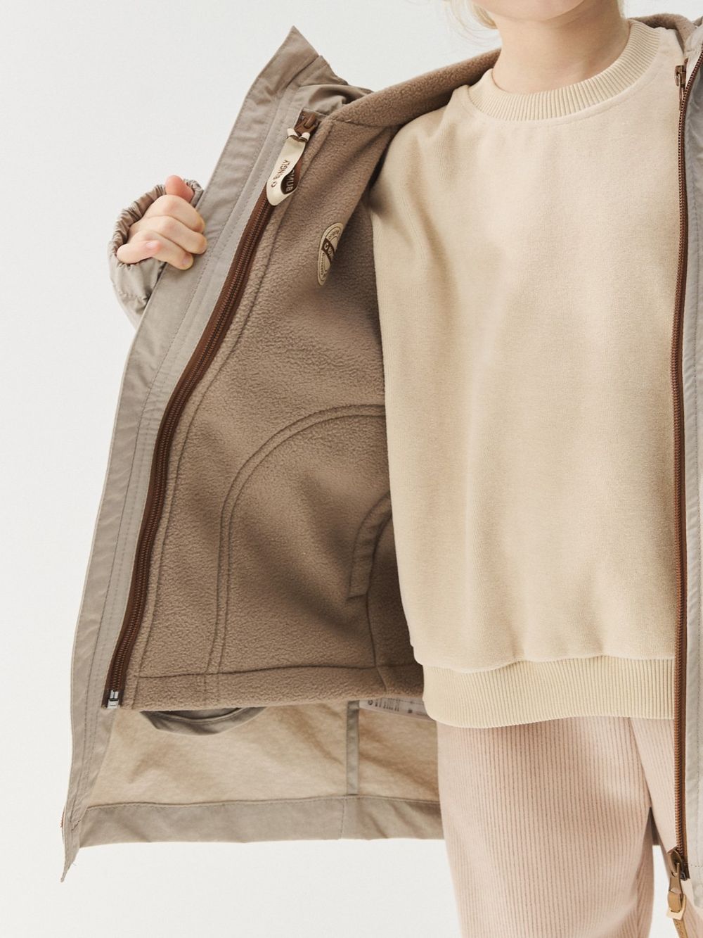 Парка с подстежкой "Песчаный туман"