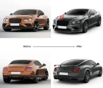Обвес переделка для Bentley Continental GT 2012-2015 в Bentley Continental Supersport 2016-2018 Бентли Континенталь