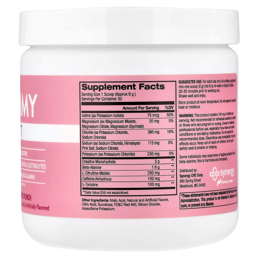 Flat Tummy, предтренировочный комплекс, фруктовый пунш, 240 г (8,47 унции)