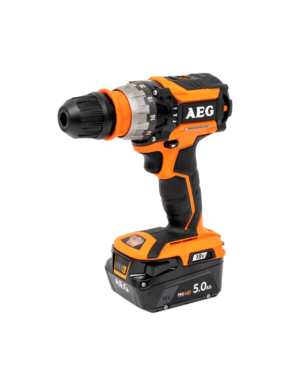 Бесщеточная аккумуляторная дрель-шуруповерт AEG BSB18CBLLI502C 4935459396