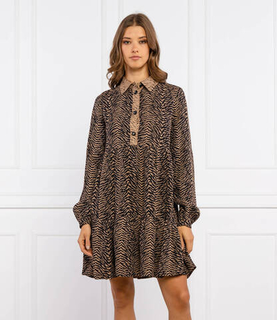 платье visitation Pinko - светло-коричневый(1G16GJ Y78G)