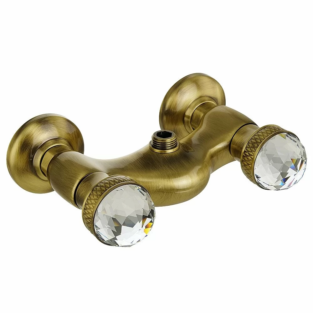 Смеситель для душа Migliore Axo Crystal ML.AXO-646F.BR бронза/swarovski