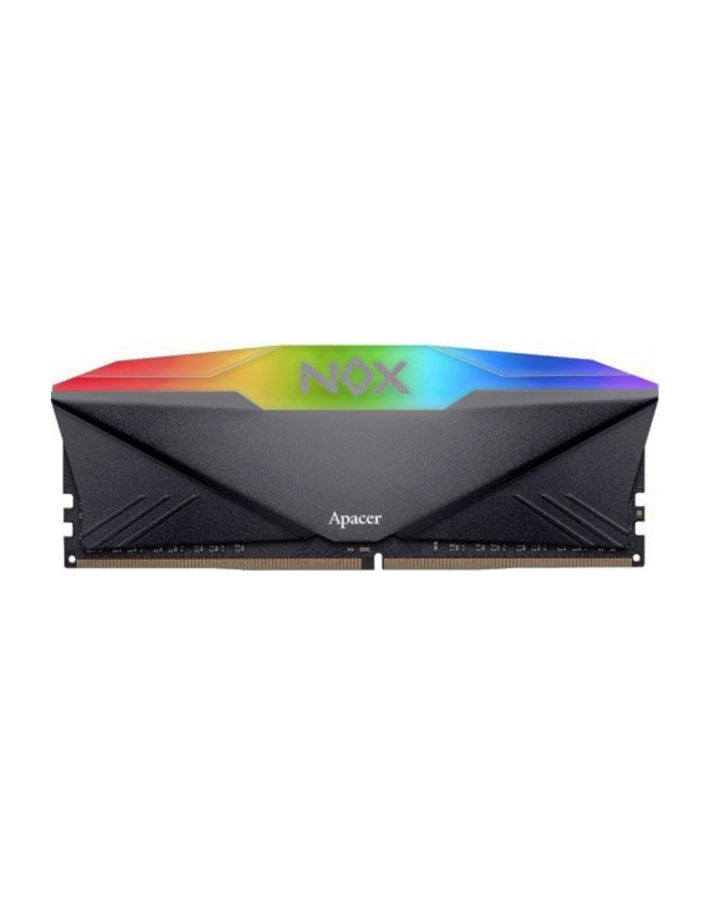 Apacer DDR4 16GB 3200MHz DIMM NOX RGB Black Gaming Memory (PC4-25600) CL16 1.35V Intel XMP 2.0, Heat Sink (Retail) 1024*8 3 years (AH4U16G32C28YNBAA-1)