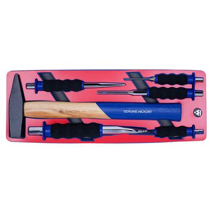 Цена на МАСТАК (5-9006) Набор ударно-режущего инструмента, ложемент, 6 предметов