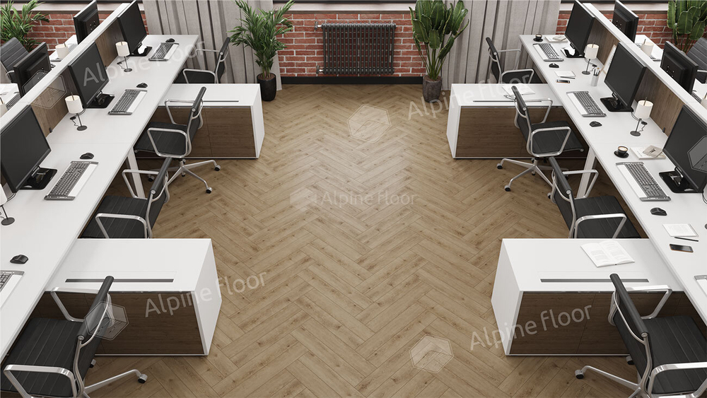 Ламинат Alpine Floor Herringbone 12 Pro LF106-07 Дуб Прованс