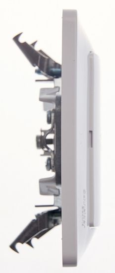 Розетка телевизионная проходная TV 1-м СП Glossa 4дБ механизм бел. SE GSL000192