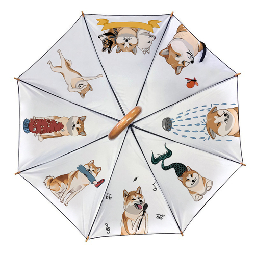Зонт "Веселые Акиты"